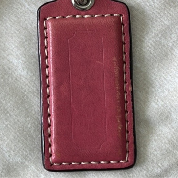 Coach Horse & Carriage SZ OS Logo Satchel Handbag F14481 Gold and Pink - Picture 2 of 11